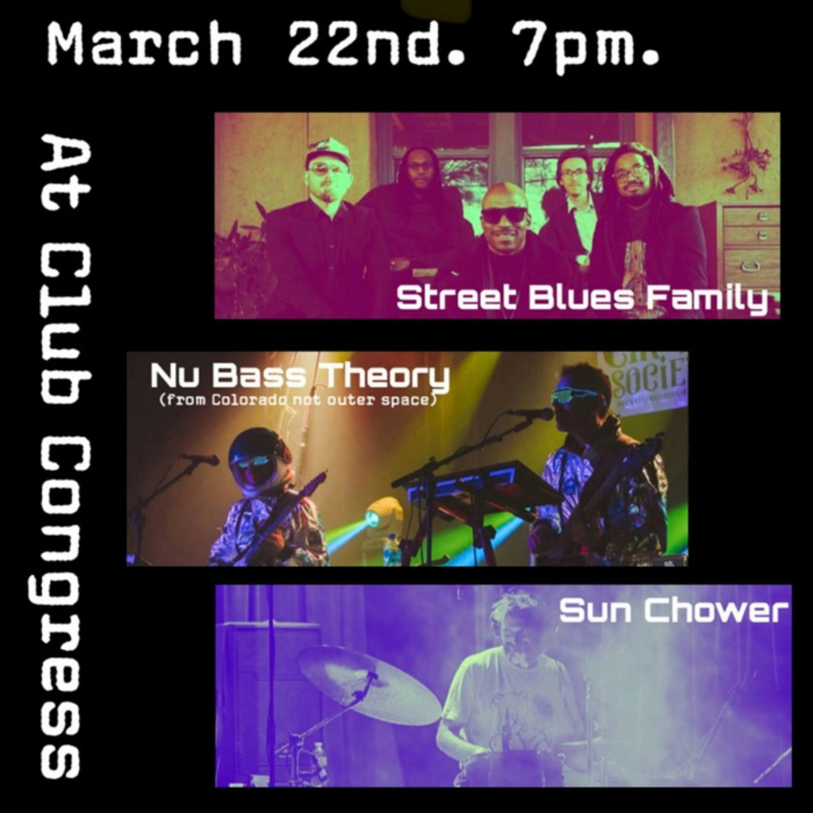 Street Blues Family w/ Sun Chower & Nu Bass Theory