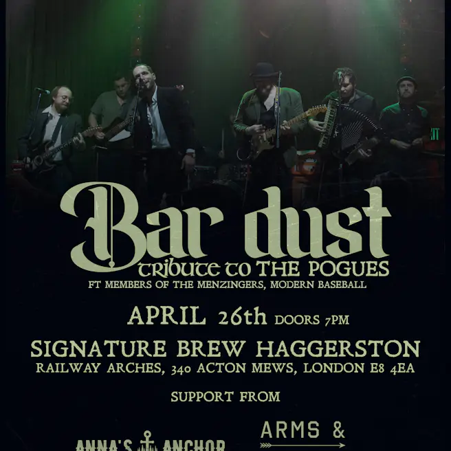 Bar Dust: Pogues Tribute (Modern Baseball, Menzing
