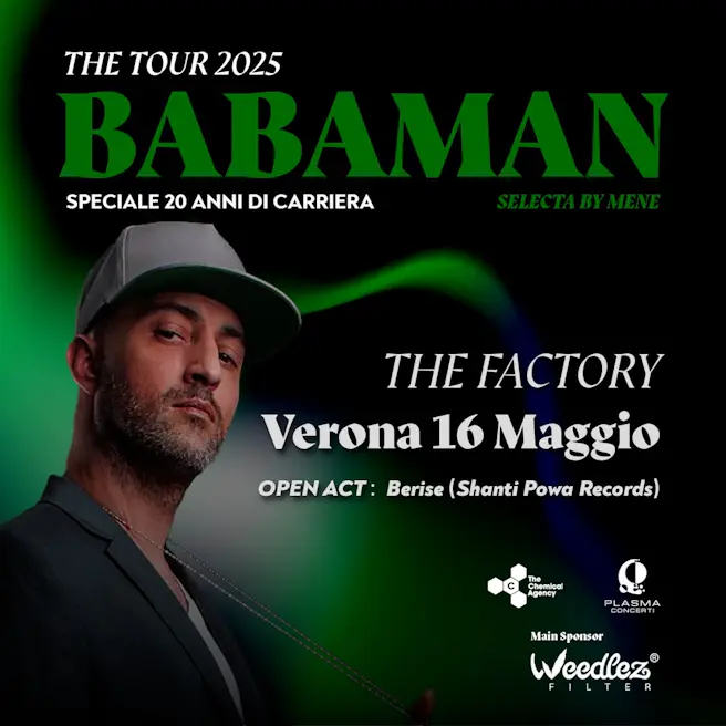 Babaman - 20 anni di carriera - Verona