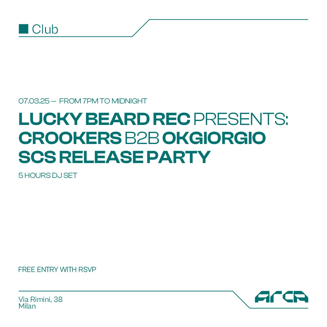 Crookers presents: SCS Release Party — 5HRS DJ Set