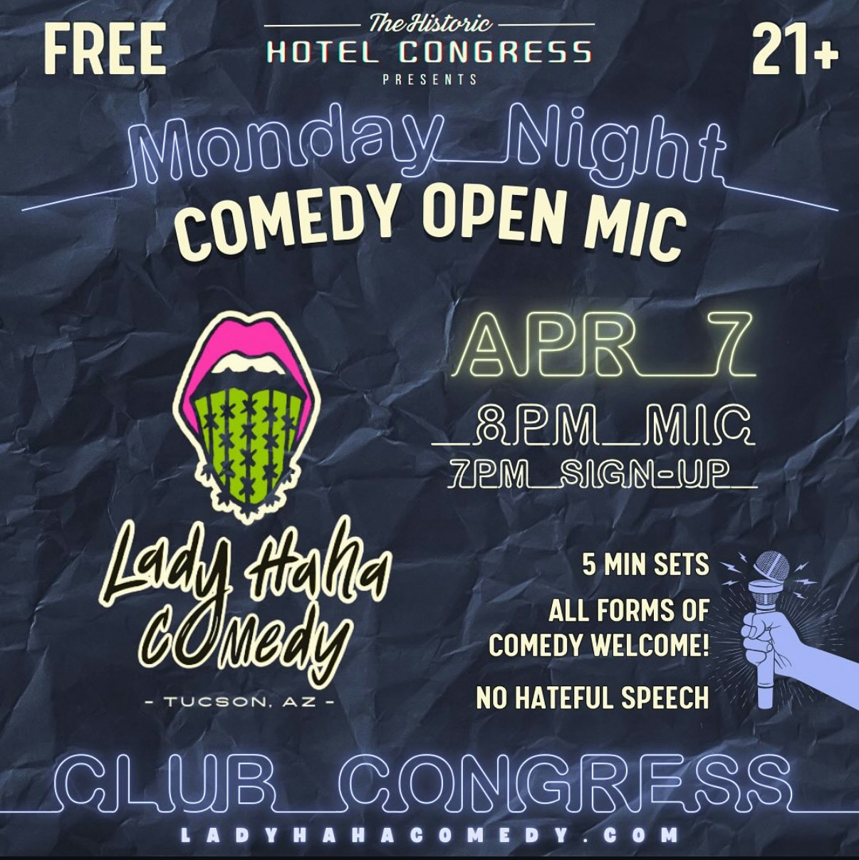 Lady Haha: Comedy Open Mic for Women, LGBTQ+ & Allies