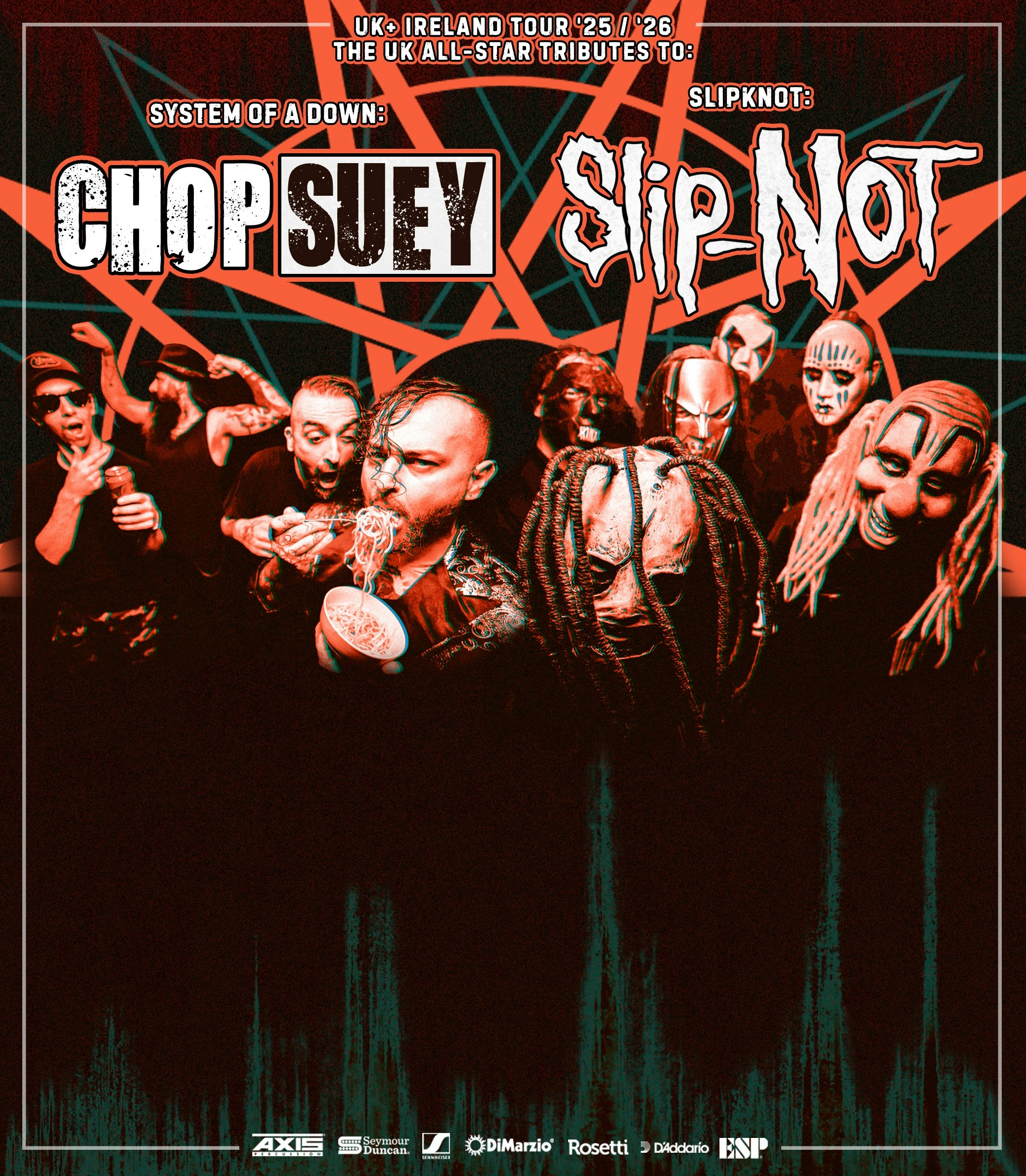 Chop Suey Slip-NOT The Violent Inzident Tickets 14