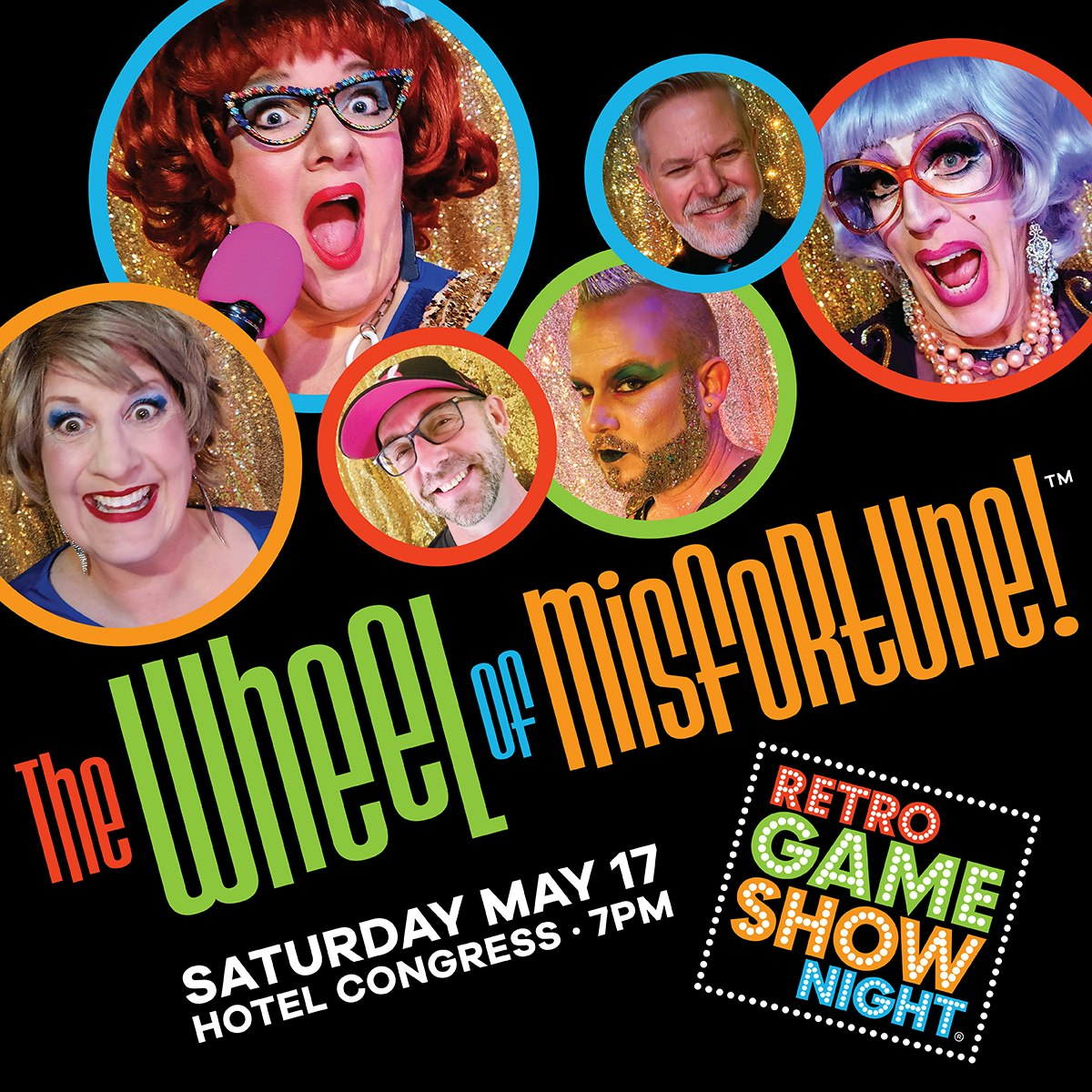 Retro Game Show Night Presents: The Wheel of Misfortune!