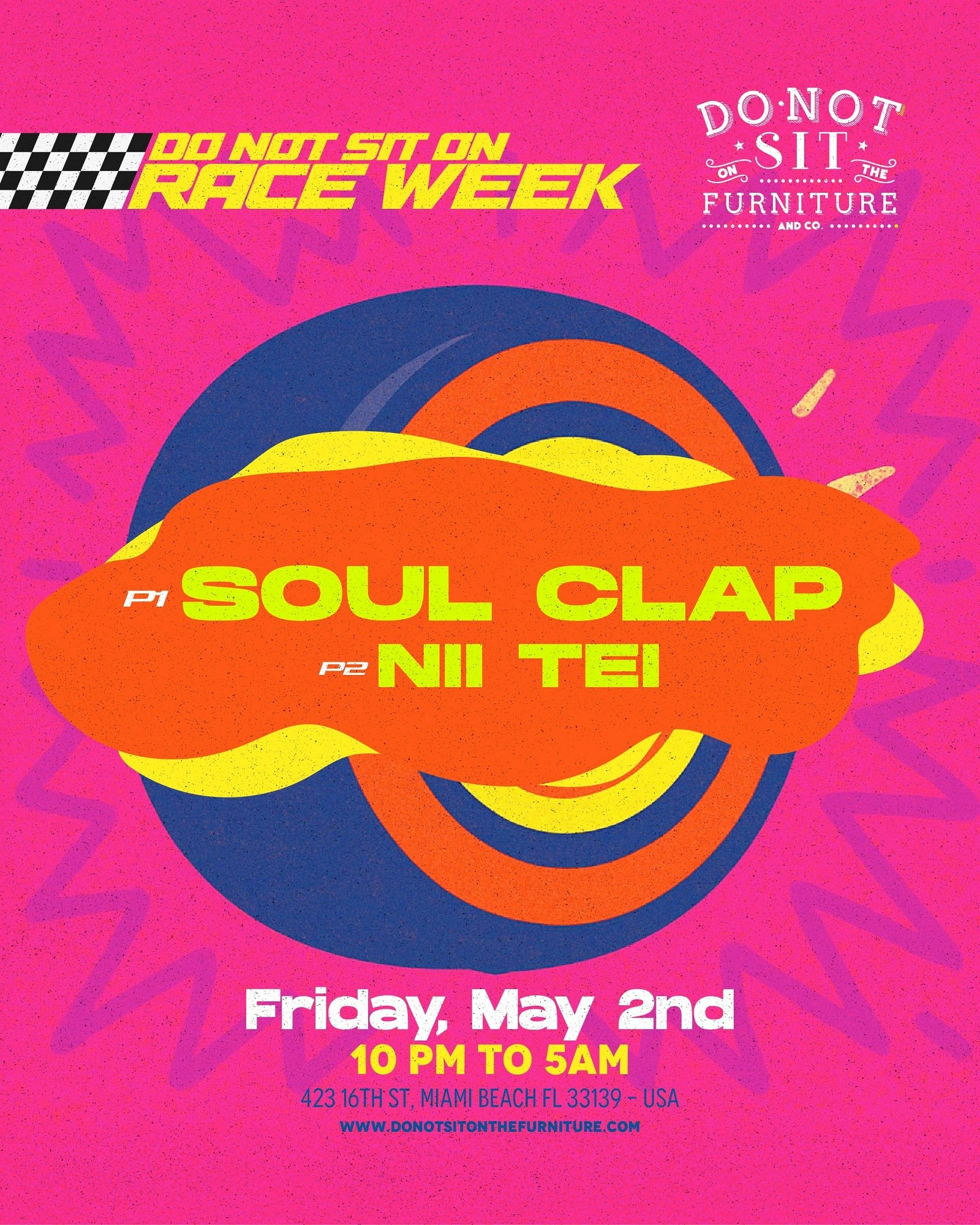 Do Not Sit On Race Week ft. Soul Clap Billets | À partir de 24,25 $ | 2 ...