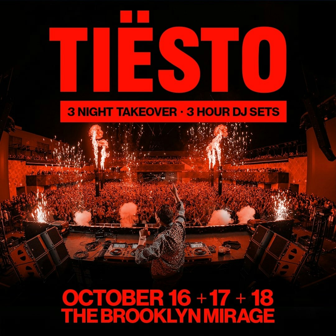 TIËSTO 3 NIGHT TAKEOVER Tickets | From Free | 18 Oct @ The