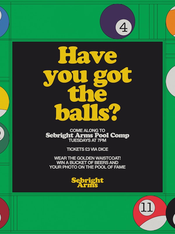 Sebright Arms Pool Comp