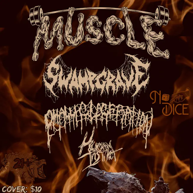 MUSCLE with Swampgrave, Phallic Laceration, and Human Insti...