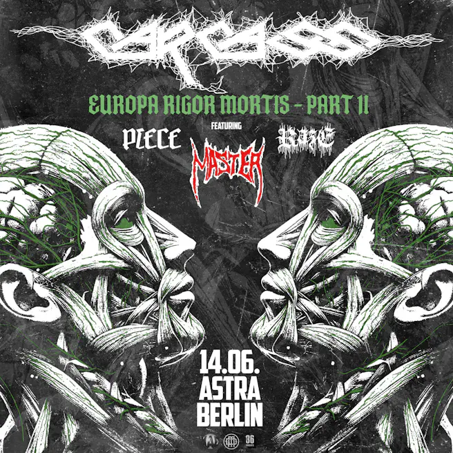 CARCASS + MASTER + RAZE + PIECE