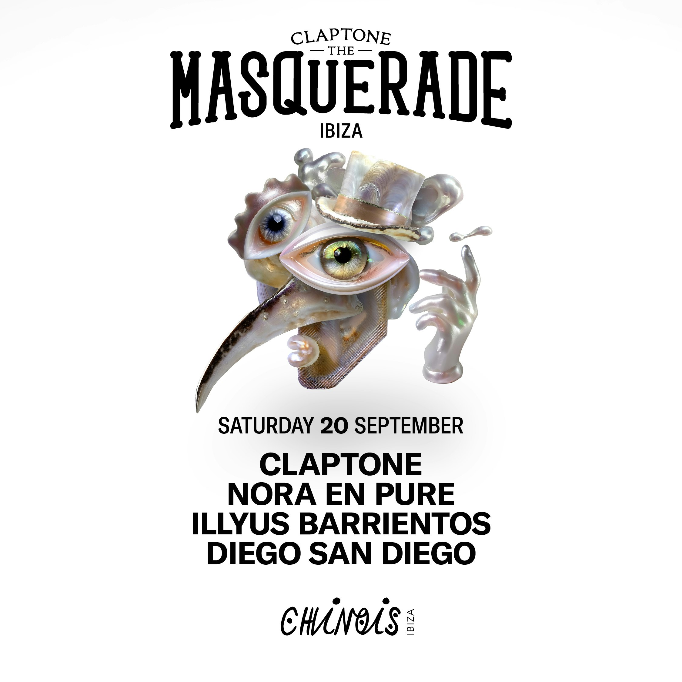 Claptone: The Masquerade : Nora en Pure, illyus Barrientos