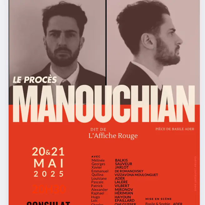 « Le procès de Manouchian », pièce de Basile Ader
