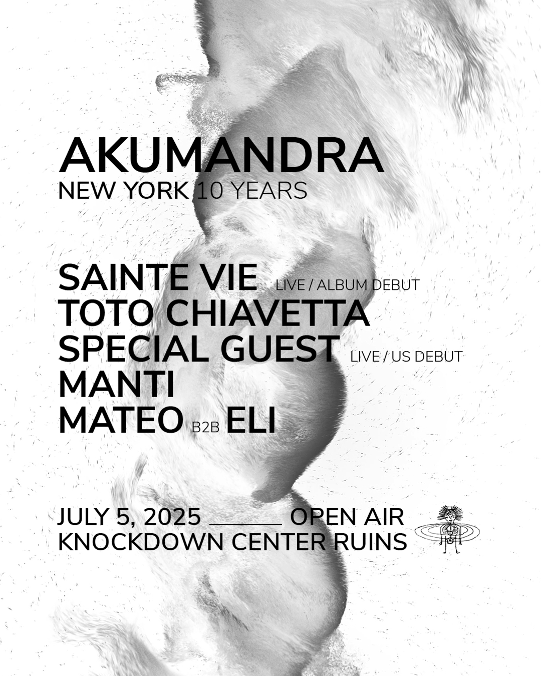 Akumandra Open Air: Sainte Vie live, Toto Chiavetta, Special