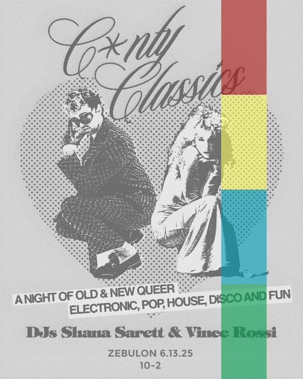 C*nty Classics Dance Party, Shana Sarett & Vince Rossi DJs