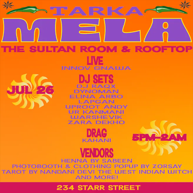 Tarka Mela! Live Music, Drag, Vendors, Dancing, & more!