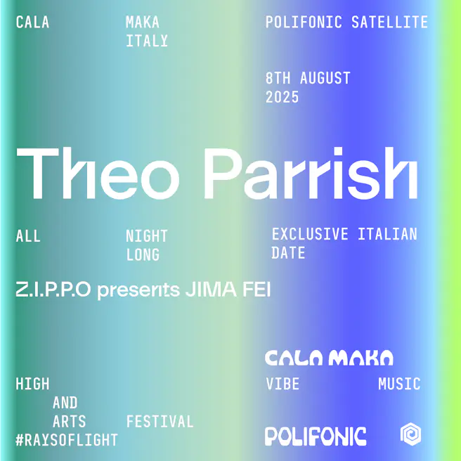 Theo Parrish – All Night Long @ Cala Maka (Polifonic Satellite, Exclusive Italian Da...