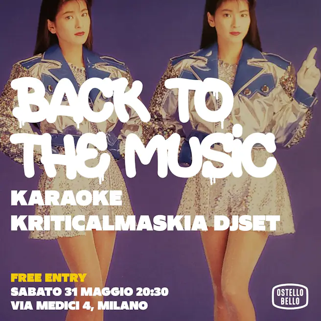 Back to the music | Karaoke + Djset