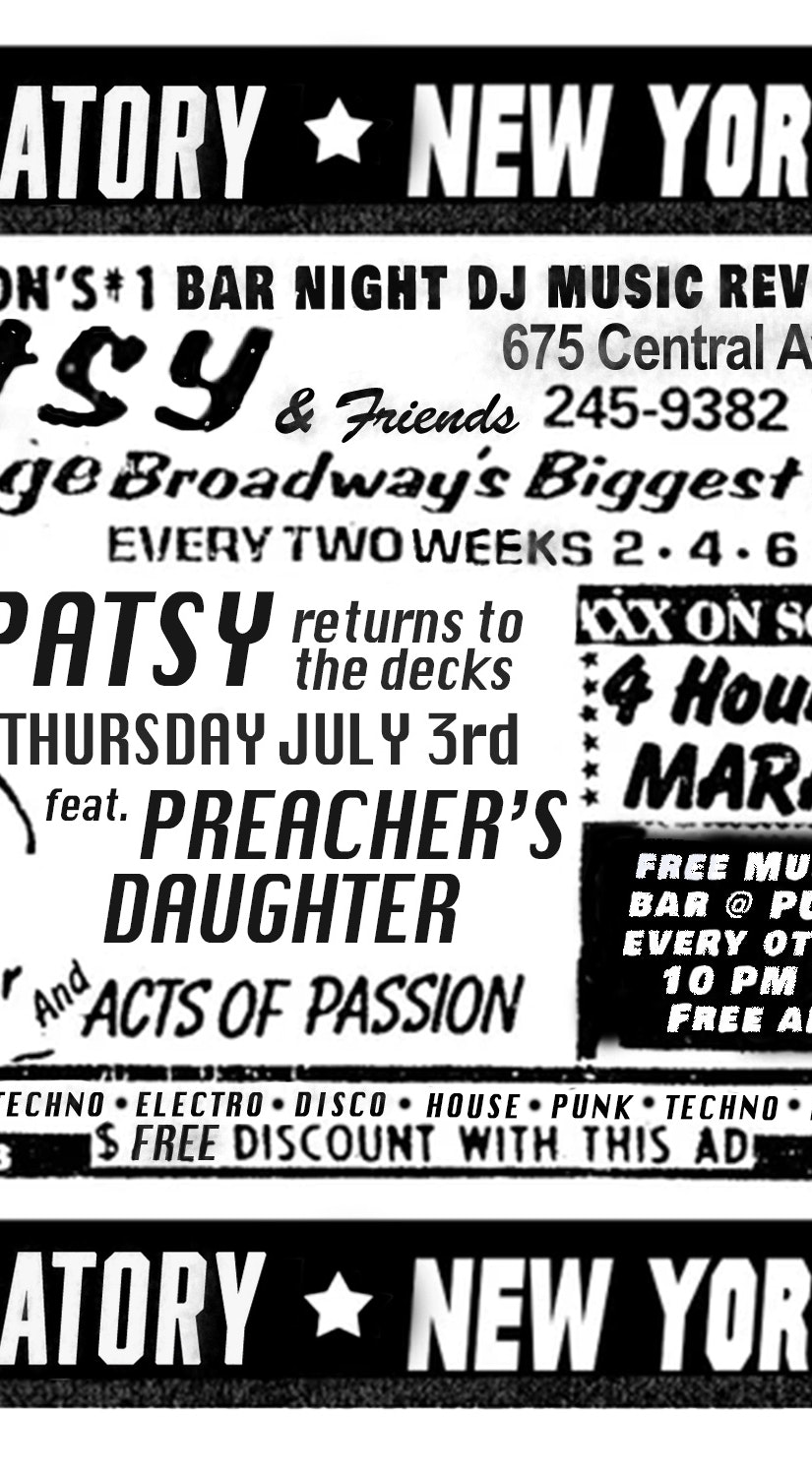 downstairs-dj-patsy-friends-tickets-free-3-jul-purgatory-new-york-dice for Back In 1980 Free Printable DOWNSTAIRS: DJ Patsy & Friends Tickets | Free | 3 Jul @ Purgatory, New York | DICE for Back In 1980 Free Printable