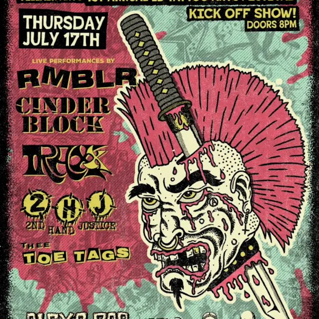 Villian Arts LB Tattoo Arts Festival Kick Off Show- with RMBLR + Cinder Block + Tract 9 + 2HJ + Thee Toe T...