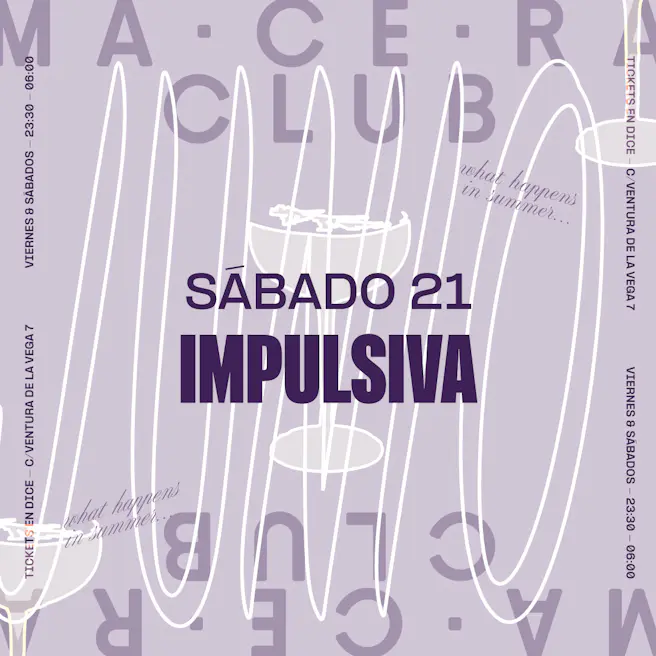 SABADO 21 JUNIO - MACERA NOCHE