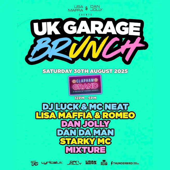 UK Garage Brunch with Lisa Maffia & Crew