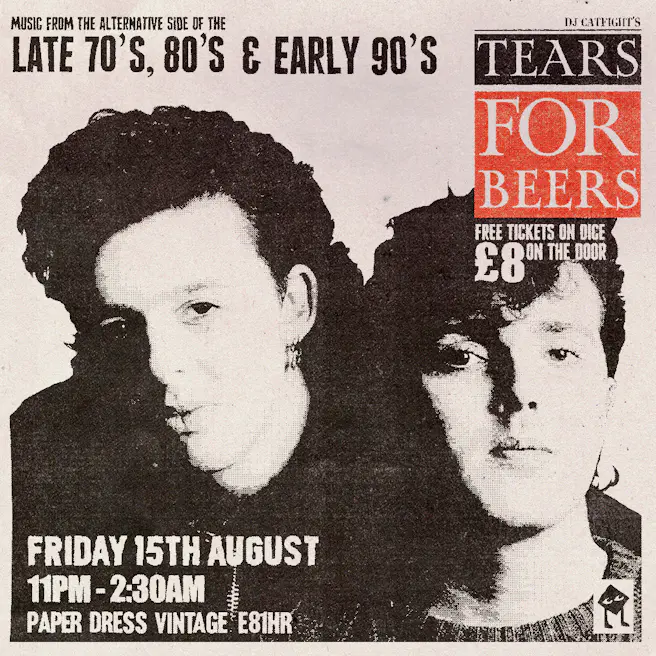 Tears For Beers Club Night