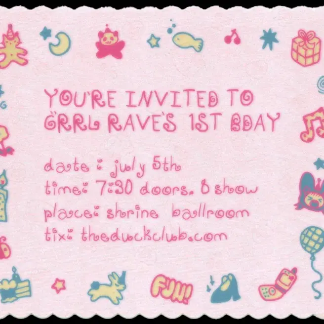 Grrl Rave's 1st Bday