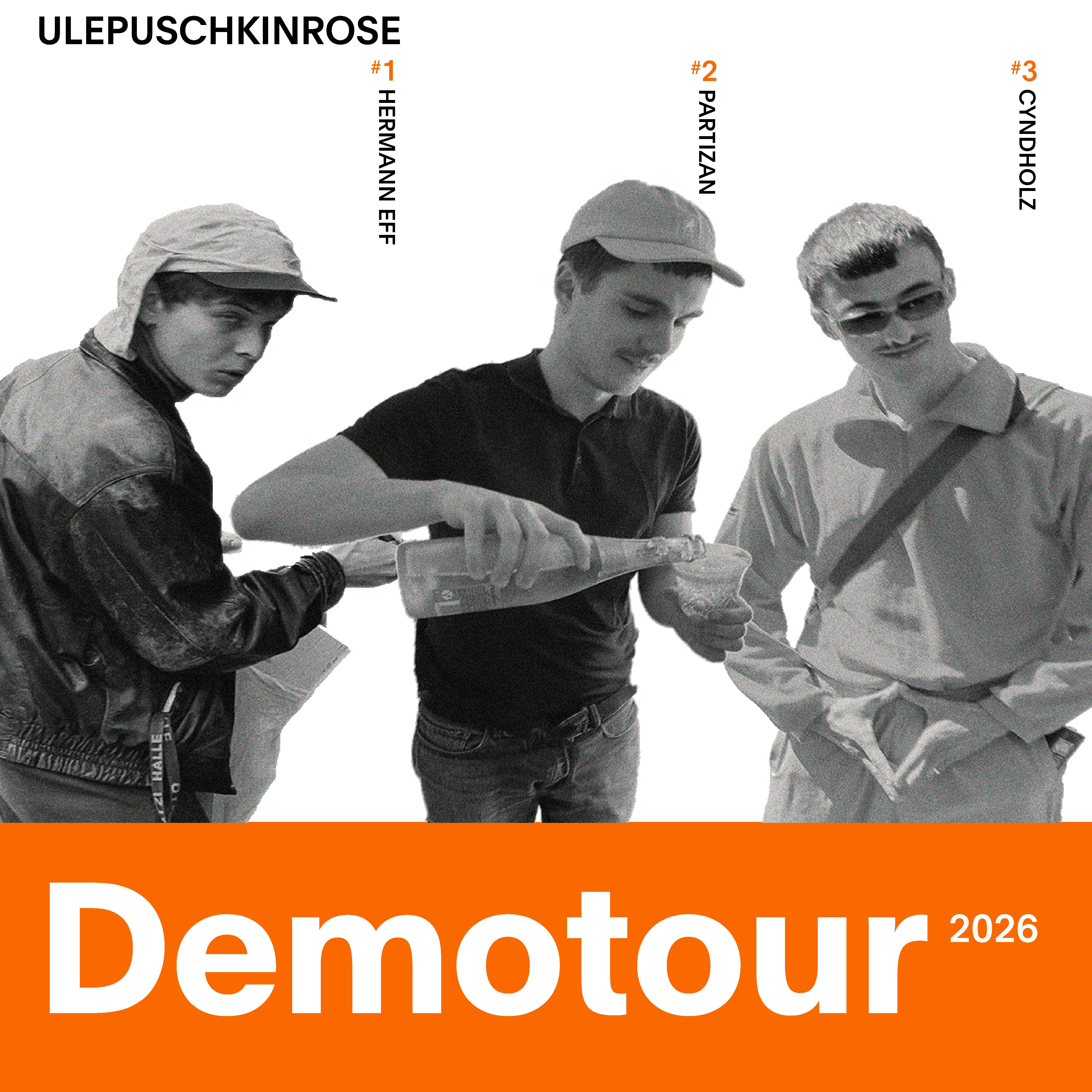 Ulepuschkinrose - Demotour - Soirée techno à Hamburg