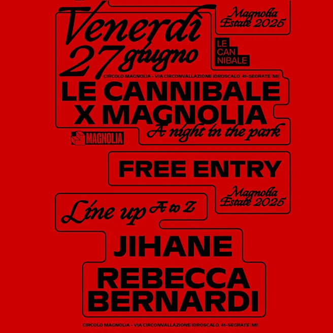 Le Cannibale & Magnolia: A Night In The Park