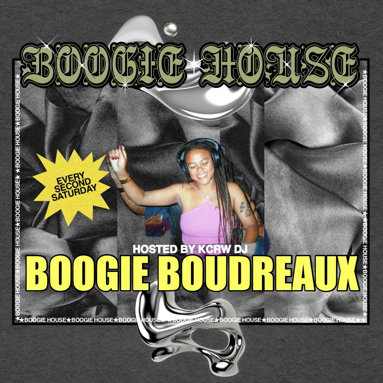 Photo of Boogie House with KCRW DJ Boogie Boudreaux