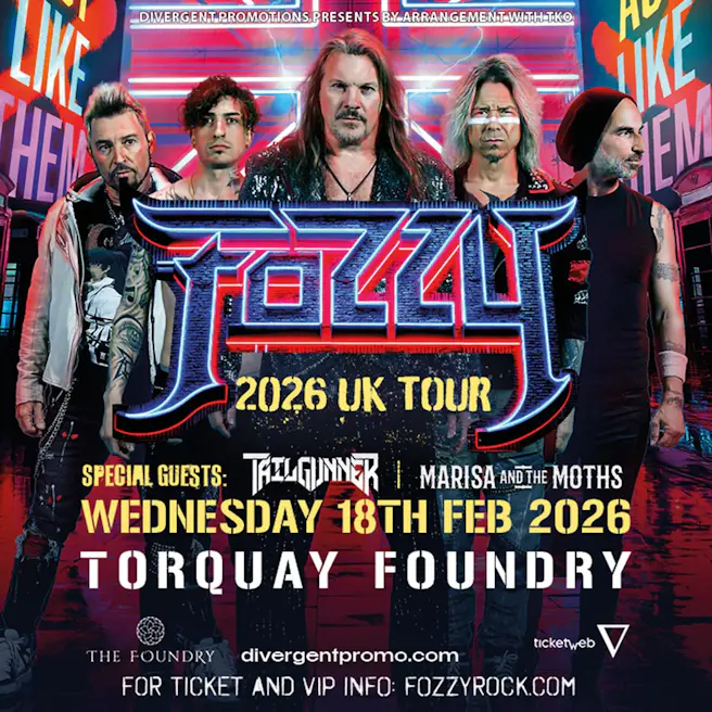 Fozzy + Tailgunner + Marisa & the Moths