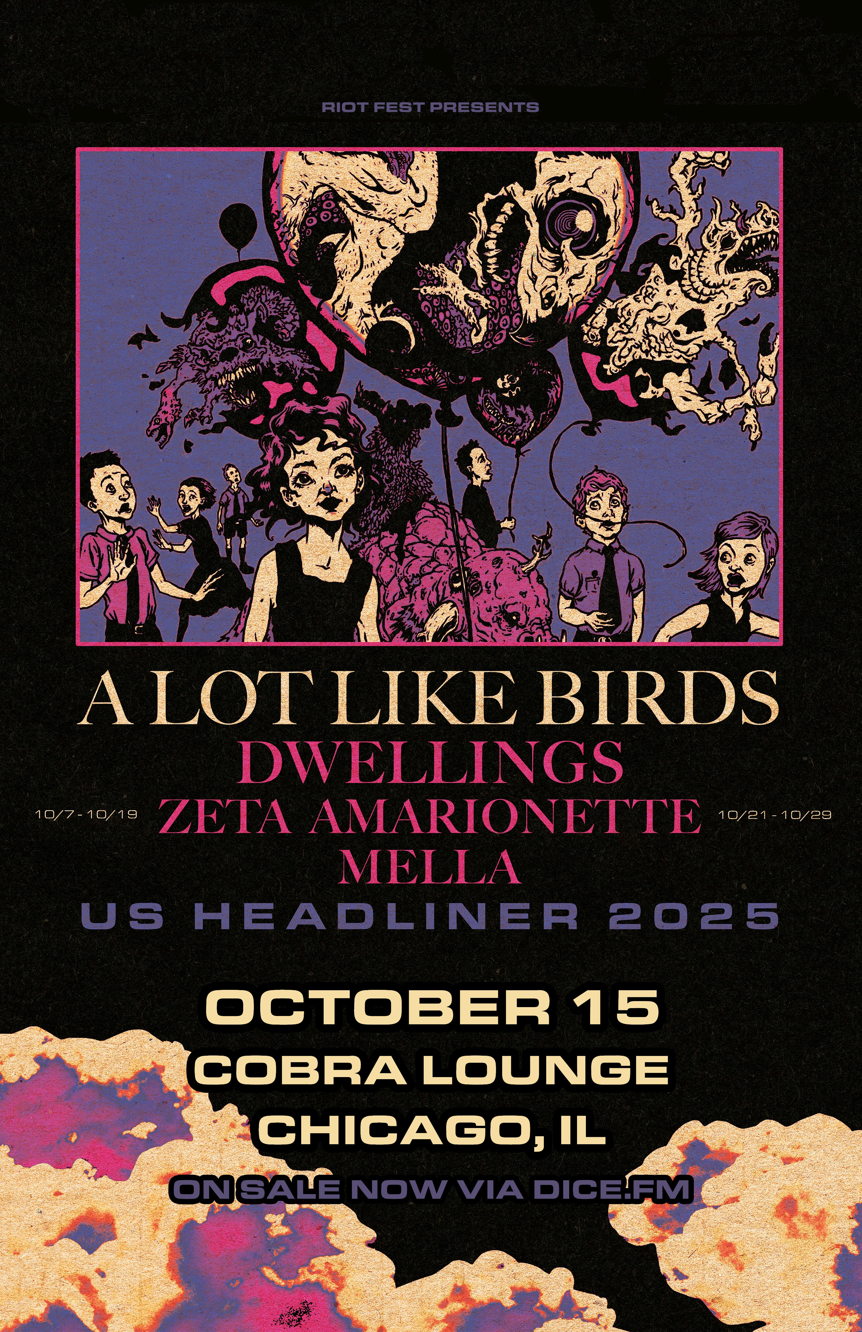 A Lot Like Birds / Dwellings / Zeta / Mella Tickets | $33