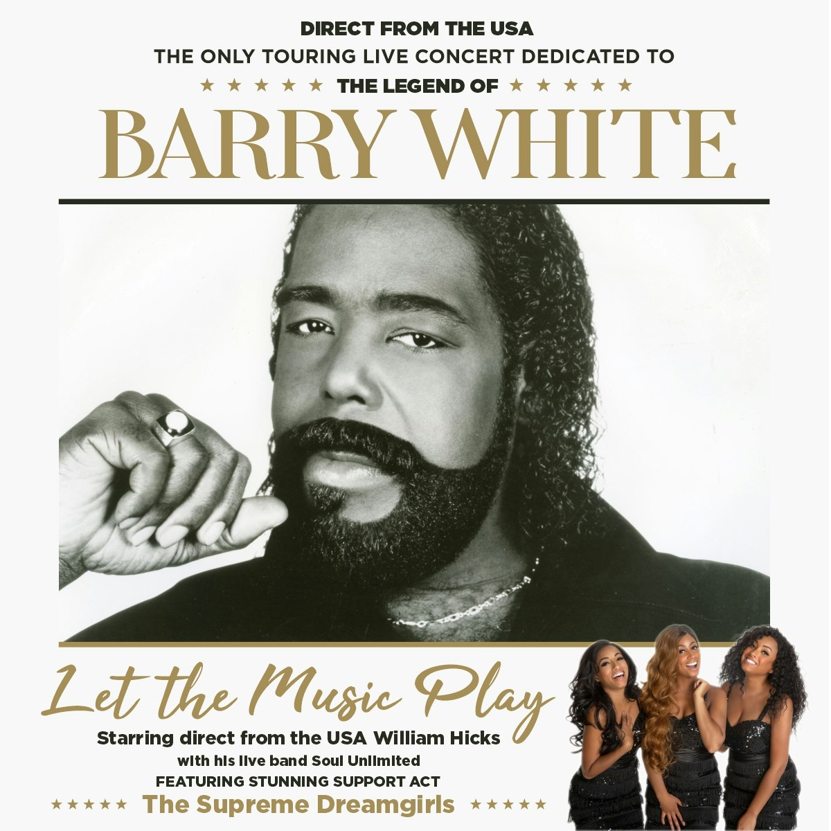The Legend Of Barry White Tickets | £23.87 | 9 Dec @ The 1865