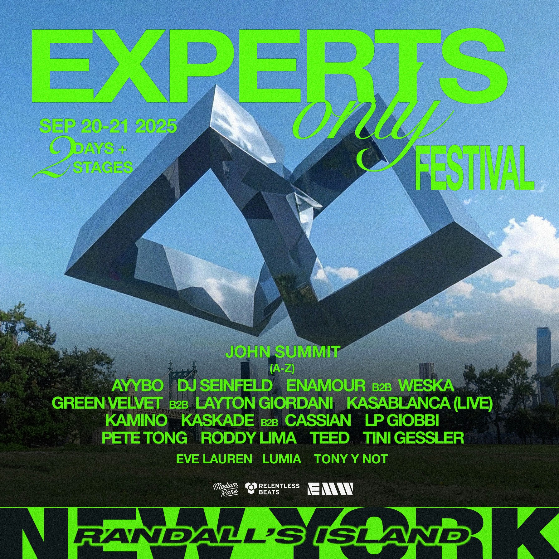 Experts Only Festival NYC 2025 Tickets | From $146.51 | 20
