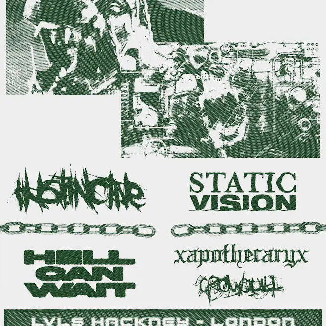 xinstinctivex. Static Vision, Hell Can Wait