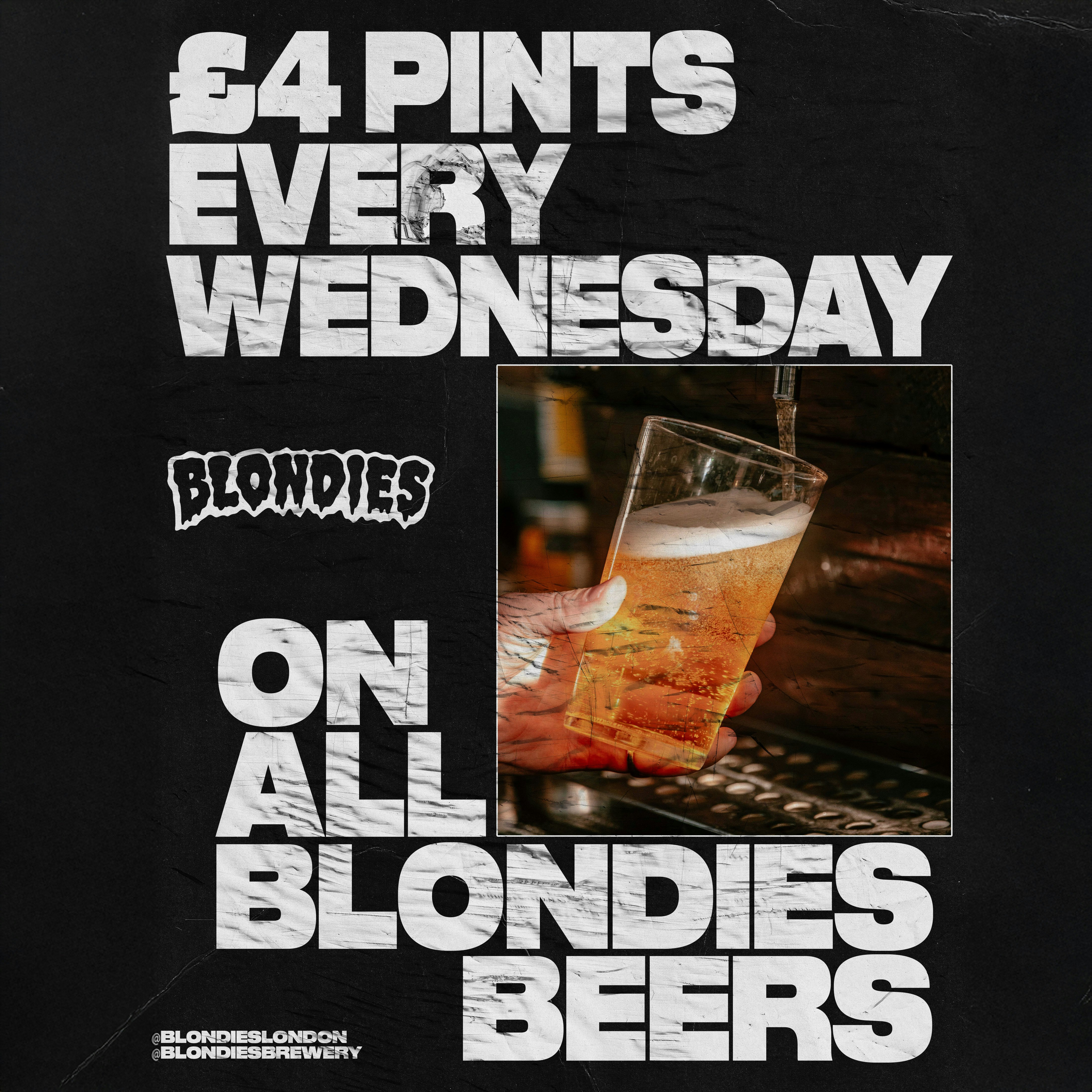 Midweek Mayhem – £4 Pints All Night