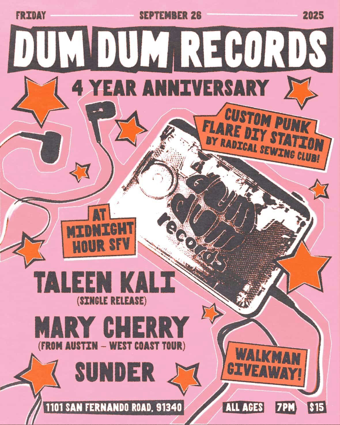 Dum Dum Records 4 Year Anniversary Show! Tickets | $17 | 26