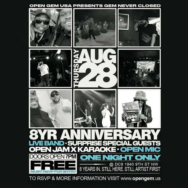 Open Gem 8 Year Anniversary