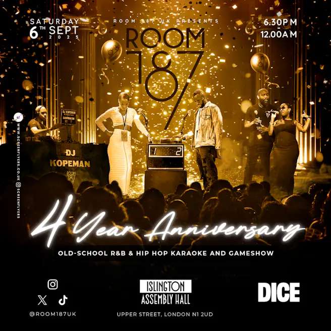 Room 187: 4 Year Anniversary