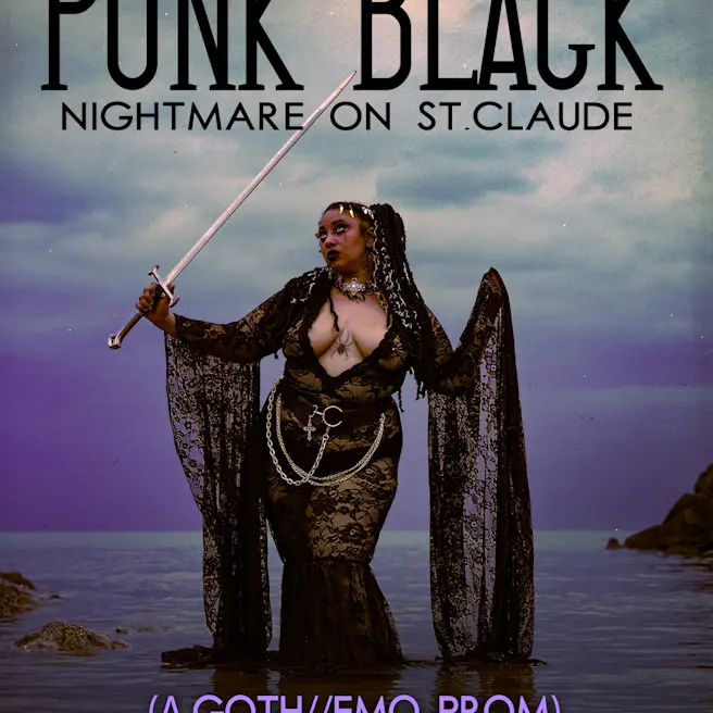 PUNK BLACK A Nightmare on St Claude Goth/Emo Prom