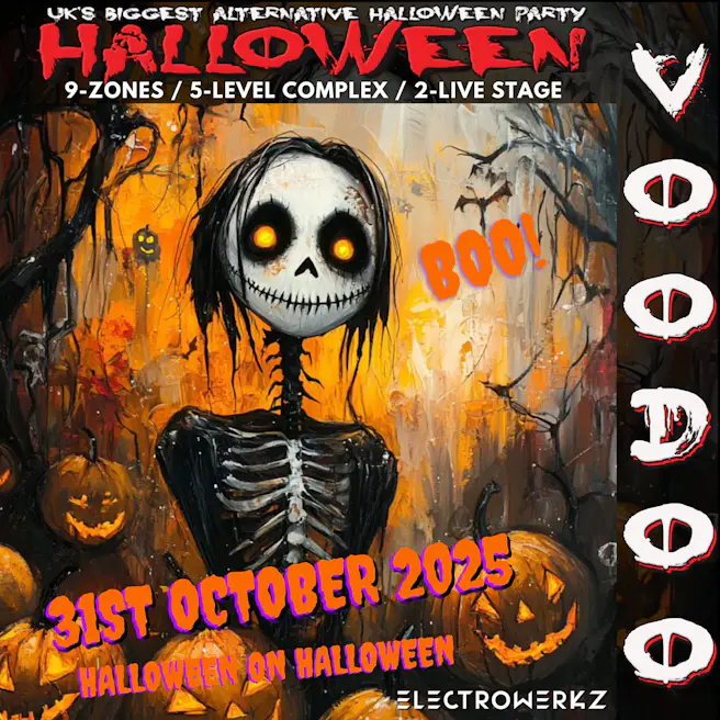 VoODOO HaLLOWEEN BaLL 2025: 9-Zone Event ft Live