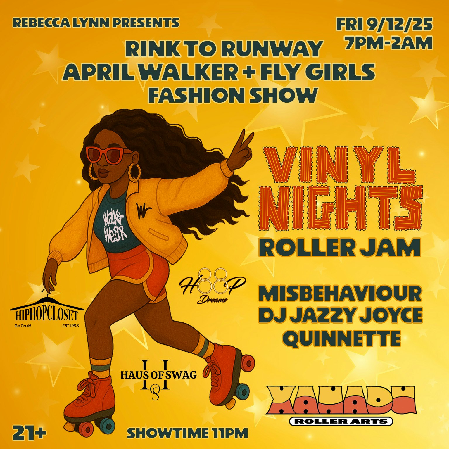 ミュージック FT Official Fanmeeting Collection Vinyl Nights Rink to Runway: April Walker + Fly Girls