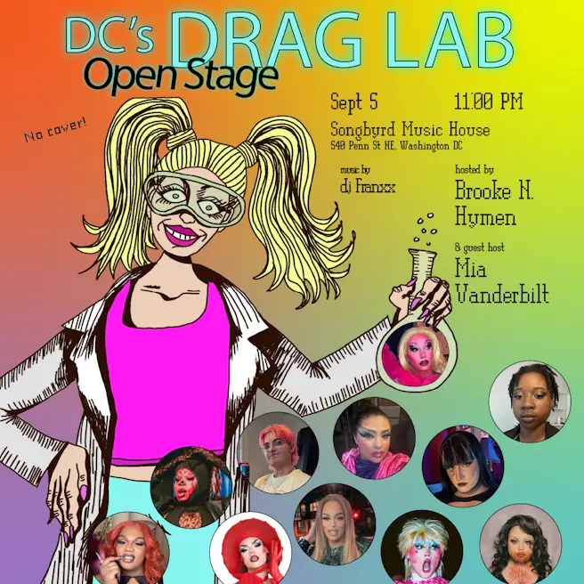 DC Drag Lab OpenStage (hosted by Brooke N Hymen)