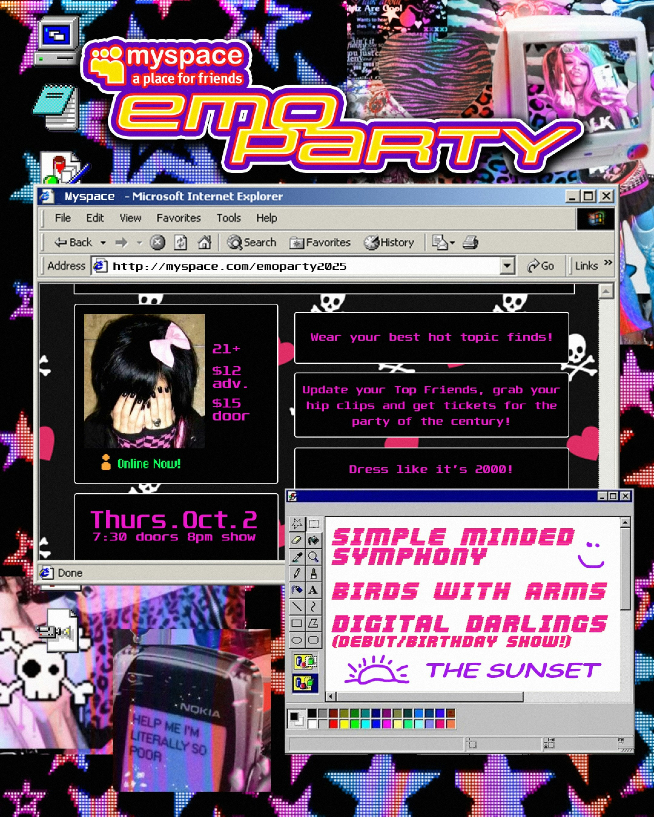 Simple Minded Symphony, Birds With Arms, Digital Darlings