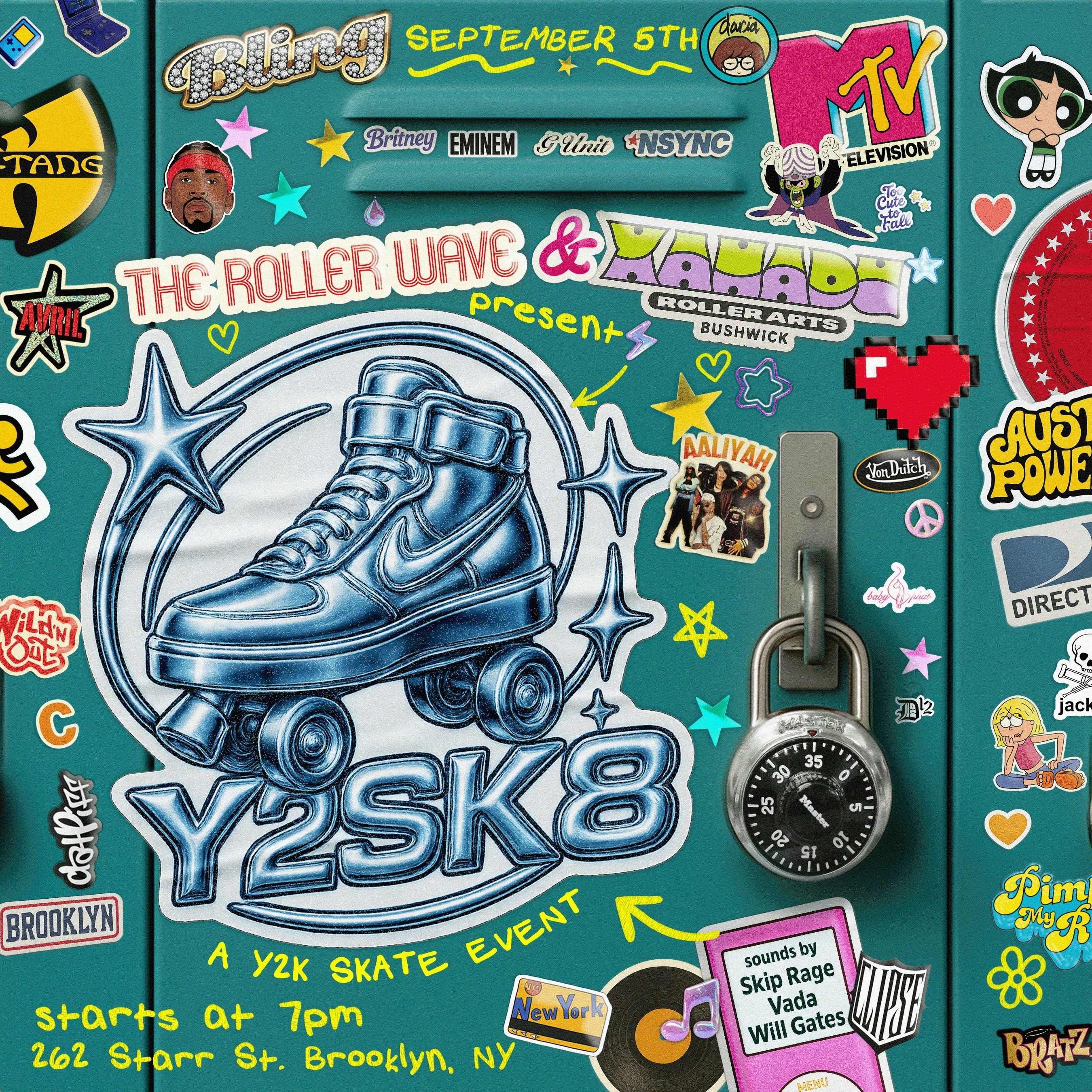 The Roller Wave Presents: A Y2SK8 Event at Xanadu With DJ's