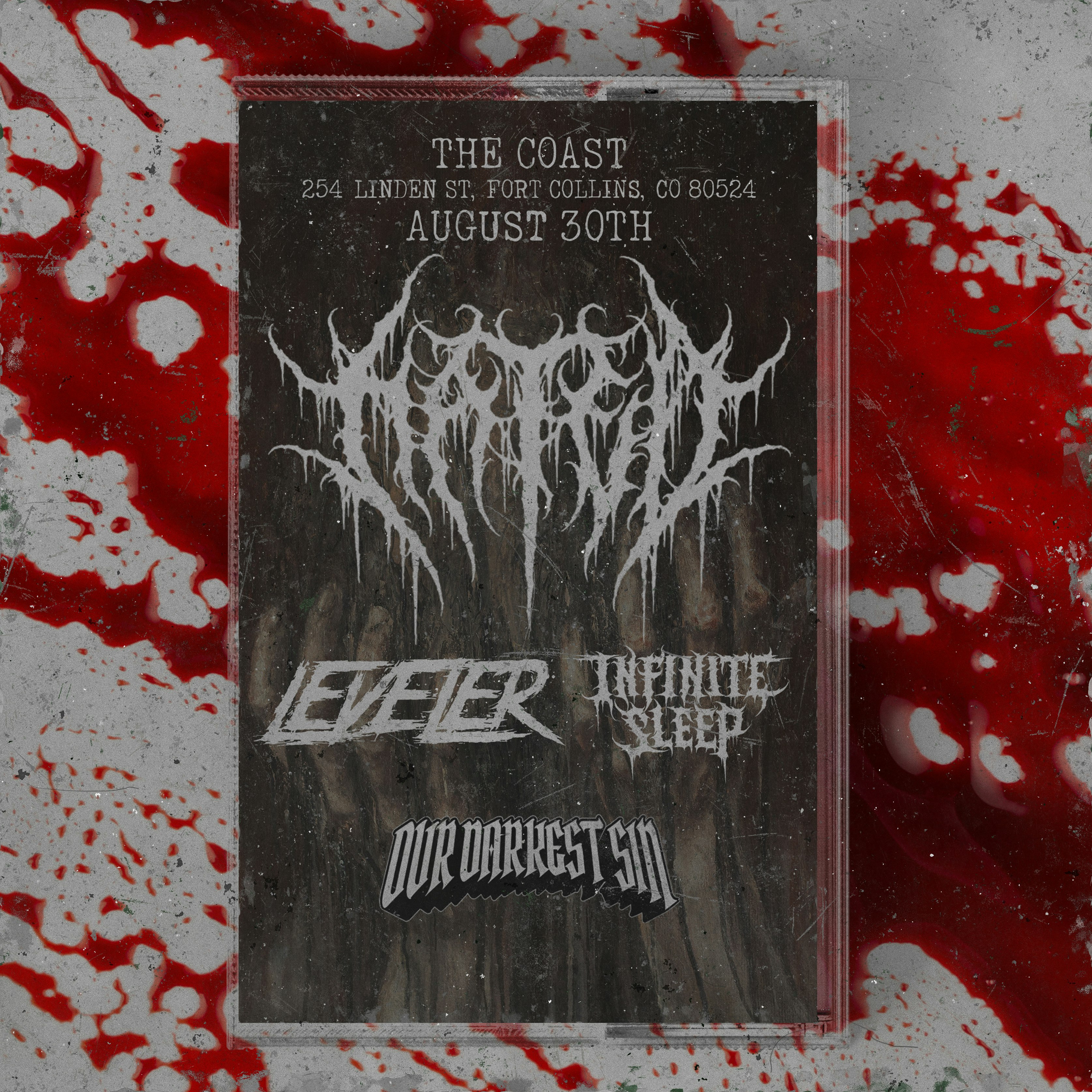 HATED, Leveler, Infinite Sleep, Our Darkest Sin Tickets