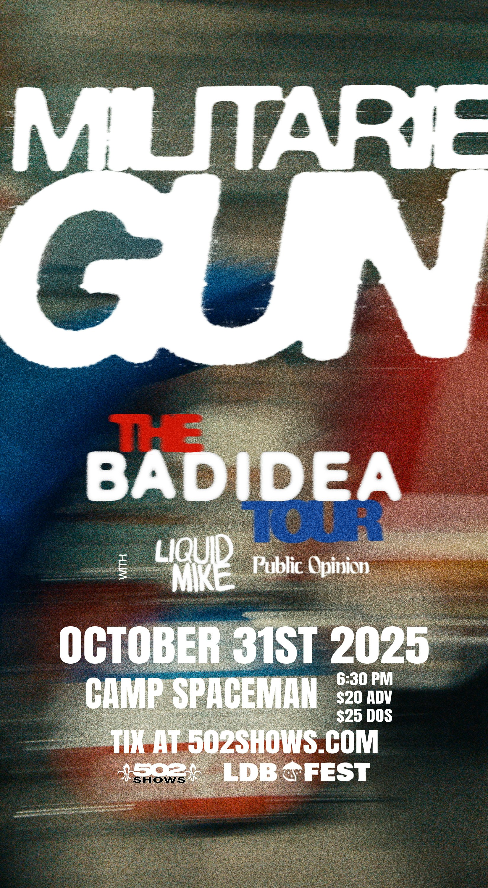 Militarie Gun Tickets 31 Oct Camp Spaceman - Main Image