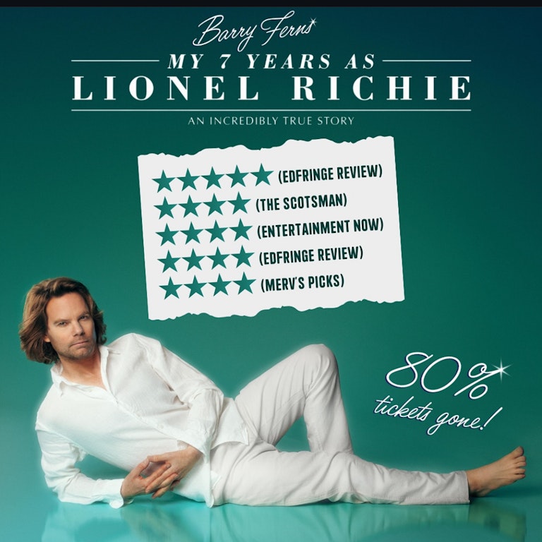 Barry Ferns: My 7 Years As Lionel Richie - Special Recording at The Bill Murray - Angel Comedy Club