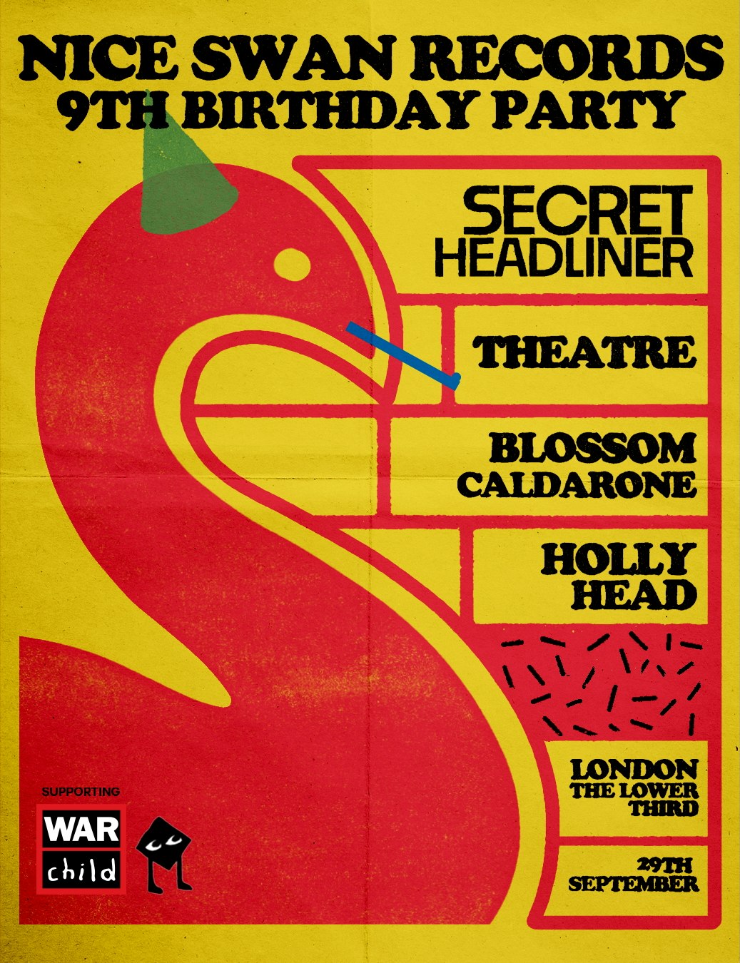 Nice Swan Records 9th Birthday Party at The Lower Third