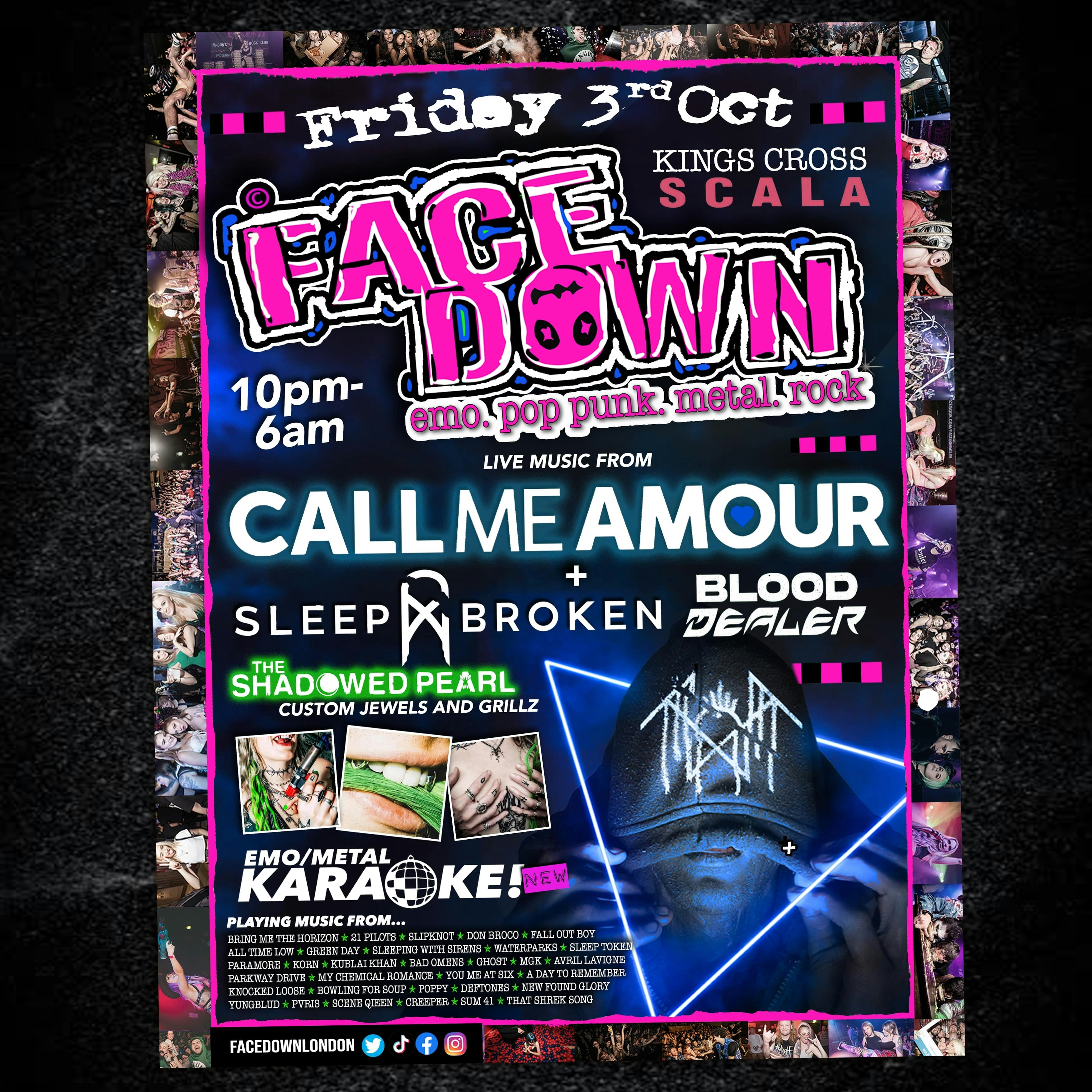 Face Down - Pop Punk, Metal, Emo Night London Tickets