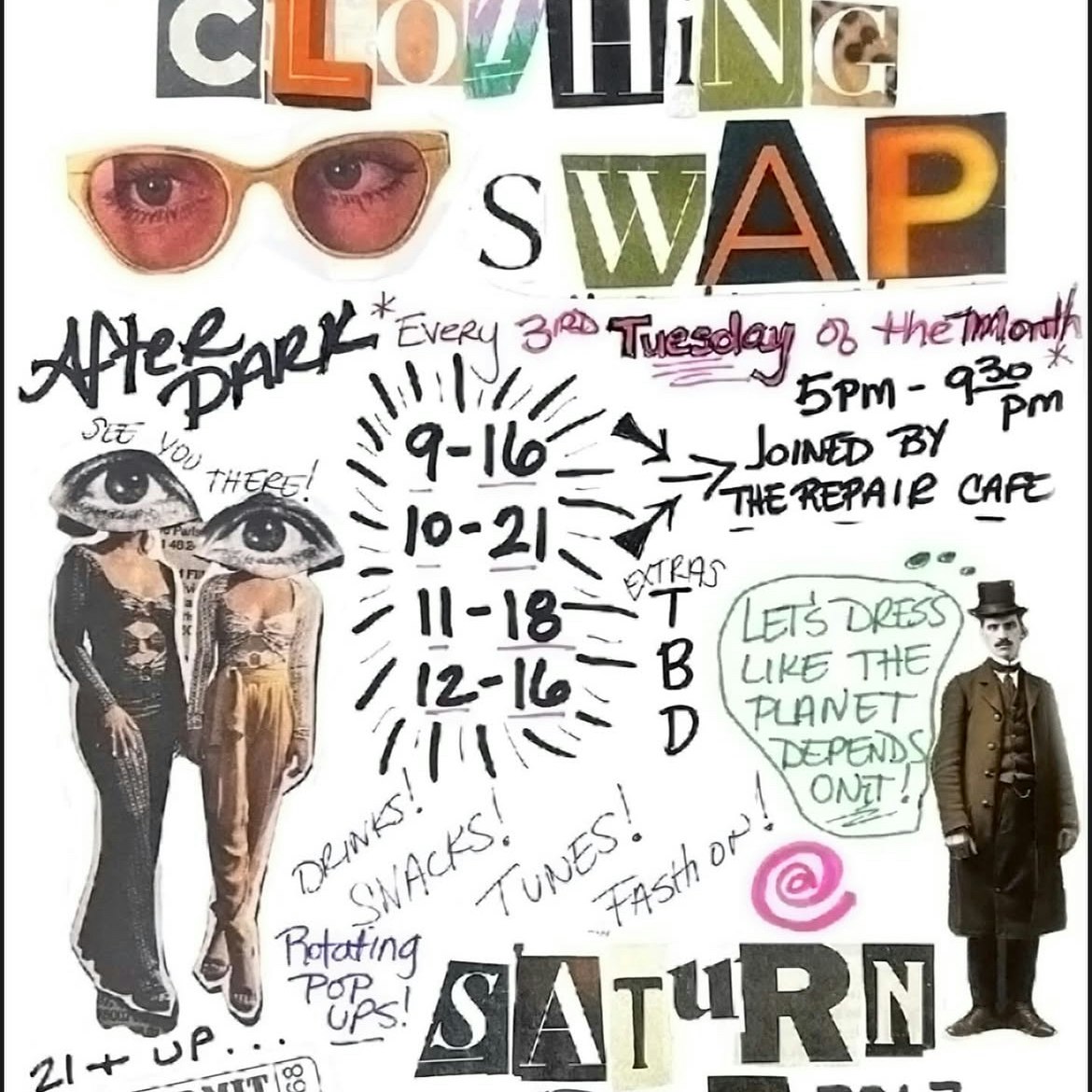 Drunk Picasso Clothing Swap