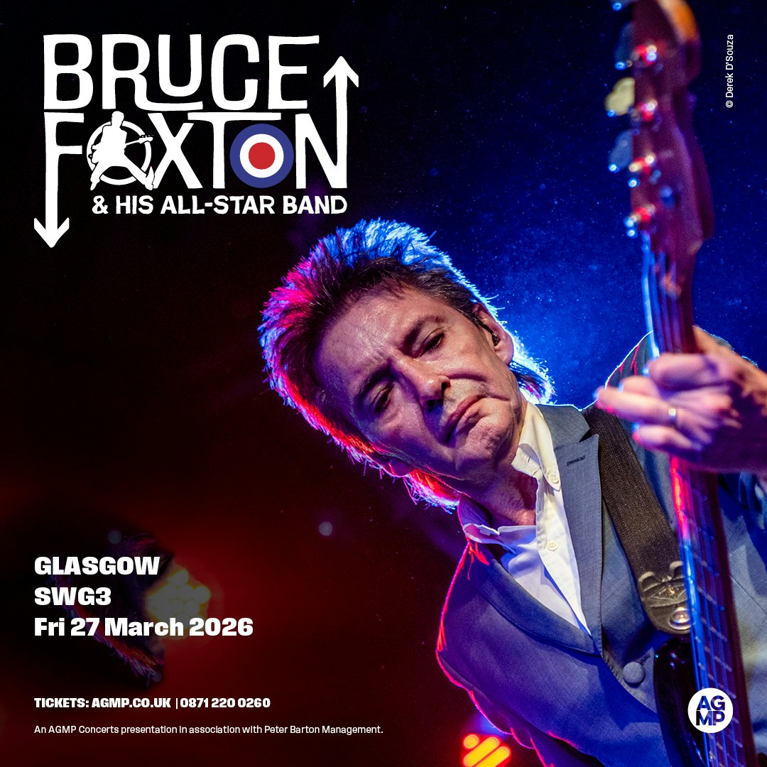 Bruce Foxton at SWG3 TV Studio, Glasgow